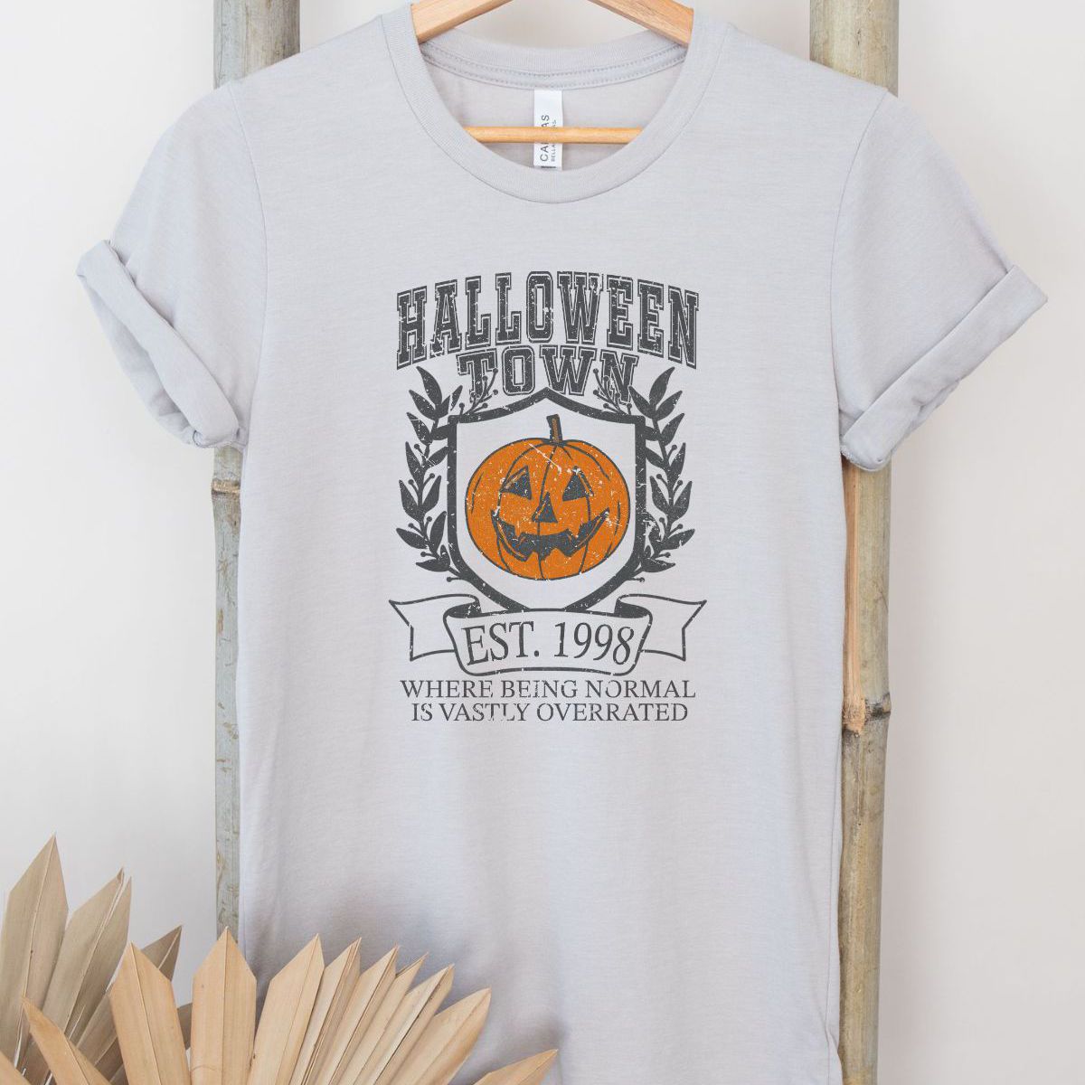 Halloween Pumpkin Womens T-Shirt Fall