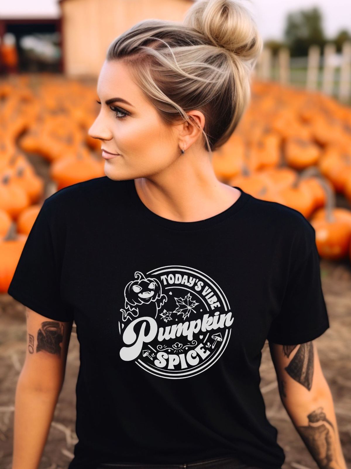 Pumpkin Spice Women'S T-Shirt Halloween