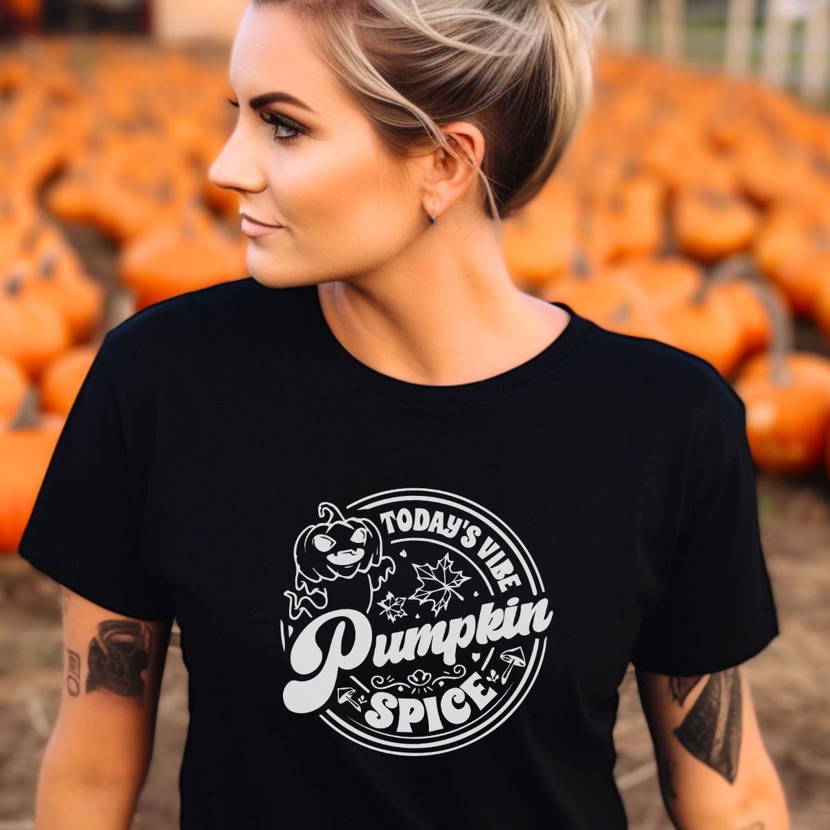 Pumpkin Spice Women'S T-Shirt Halloween