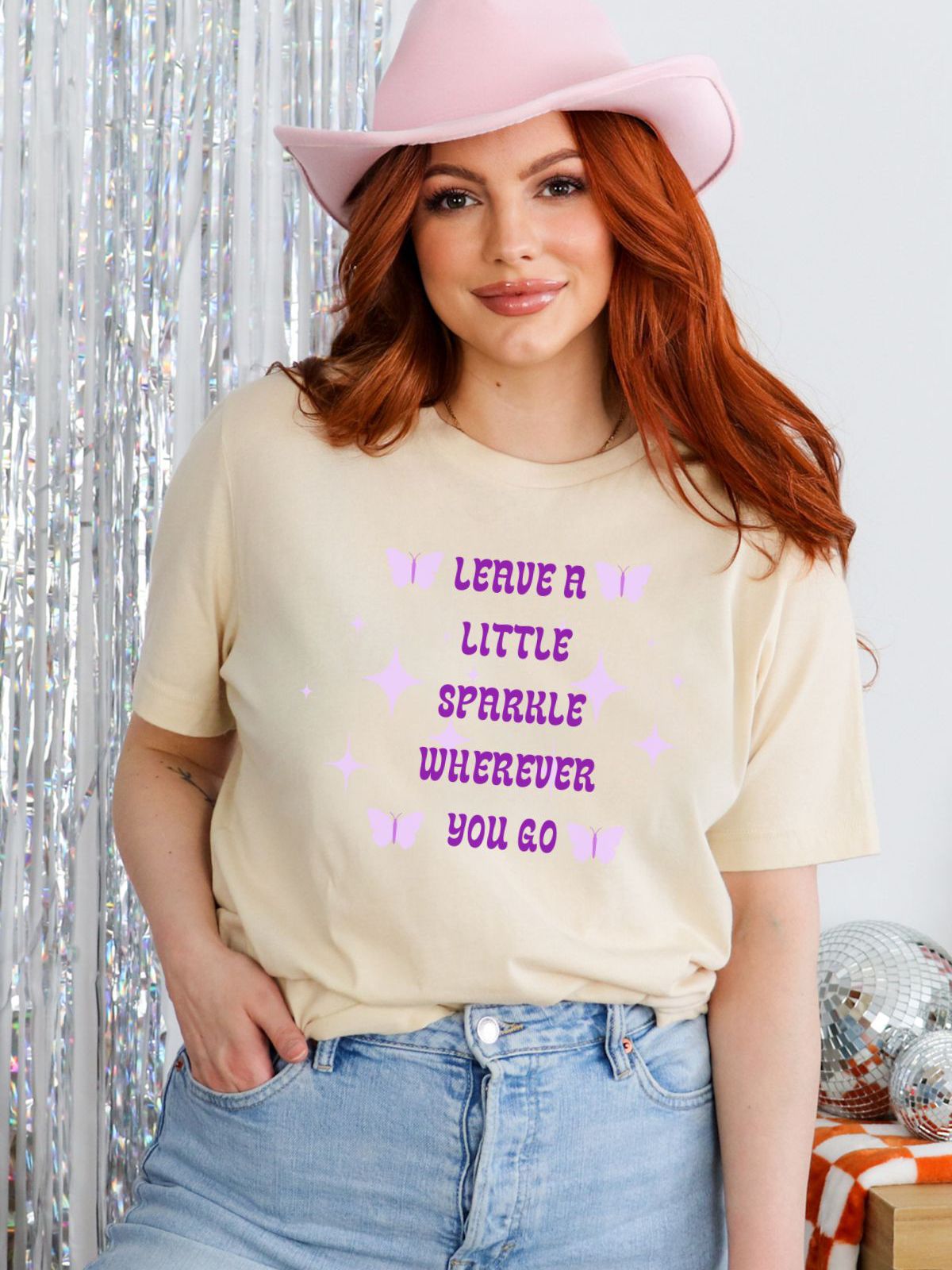 Sparkle Womens Tee Casual