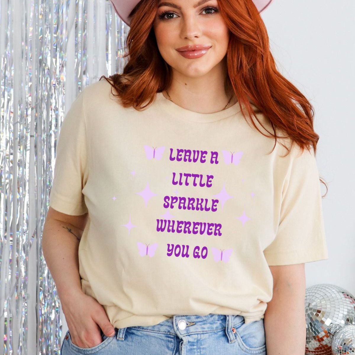 Sparkle Womens Tee Casual