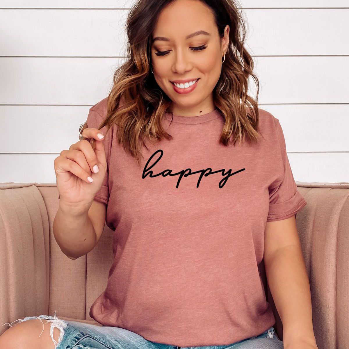 Happy Women Tee Casual