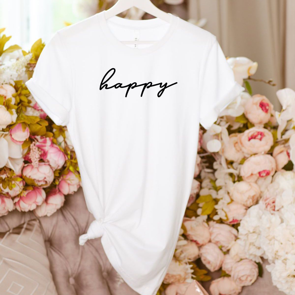 Happy Women Tee Casual