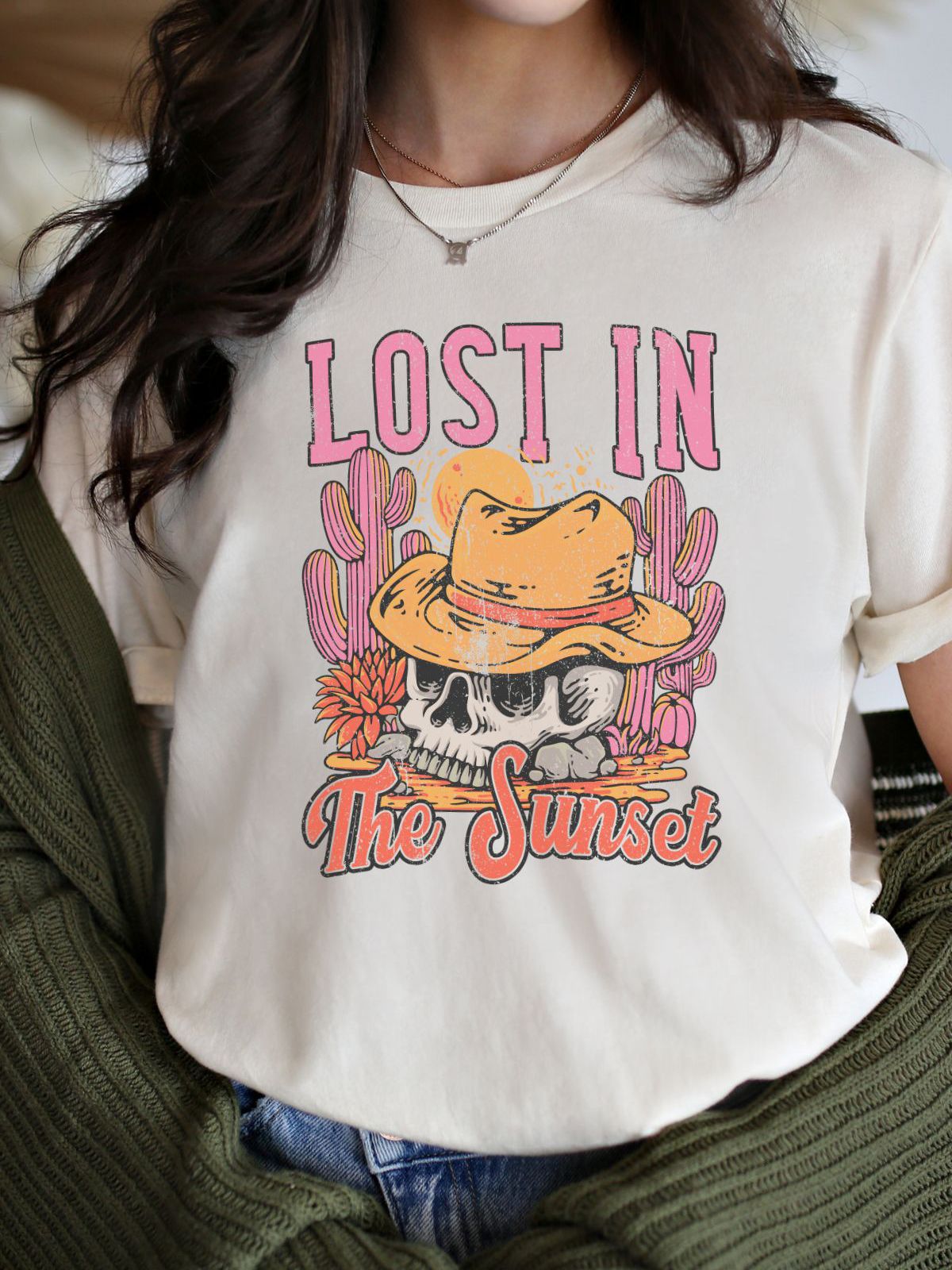 Lost In The Sunset Women's T-Shirt Spring