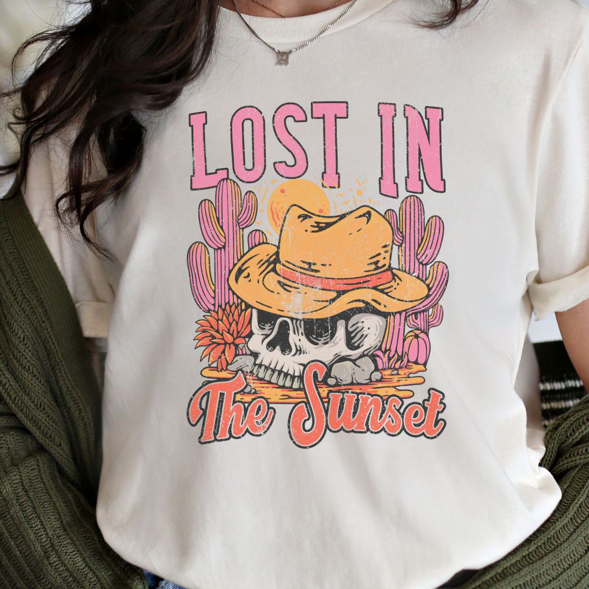 Lost In The Sunset Women's T-Shirt Spring