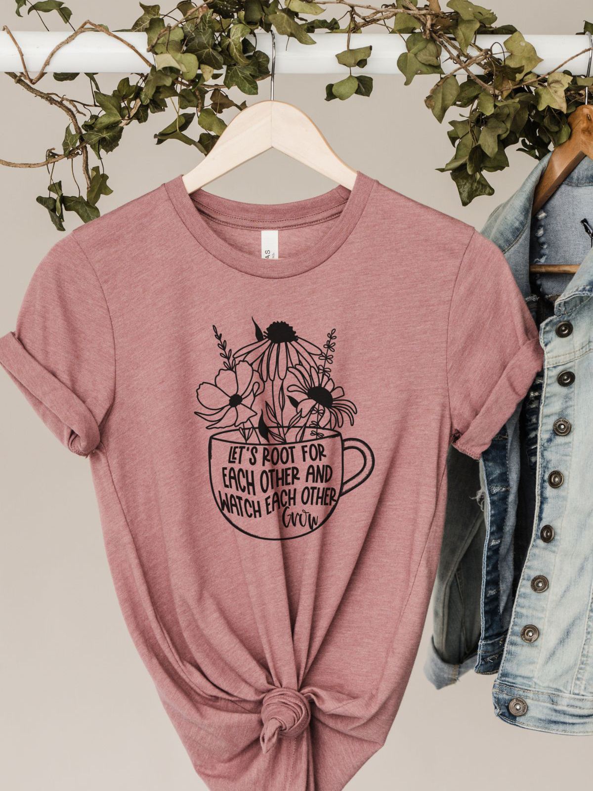 Floral Design Women's T-Shirt Spring
