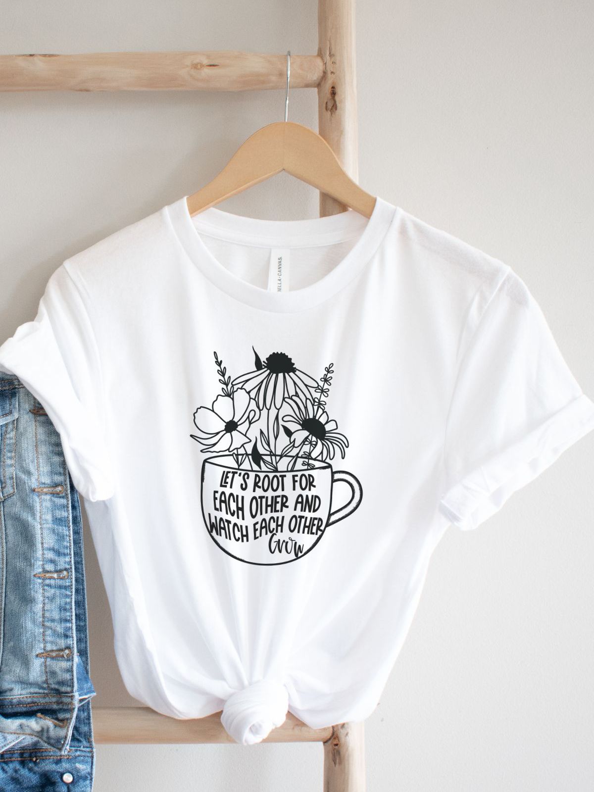 Floral Design Women's T-Shirt Spring