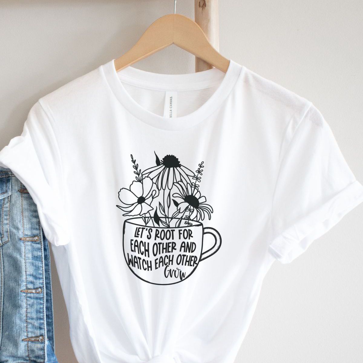 Floral Design Women's T-Shirt Spring