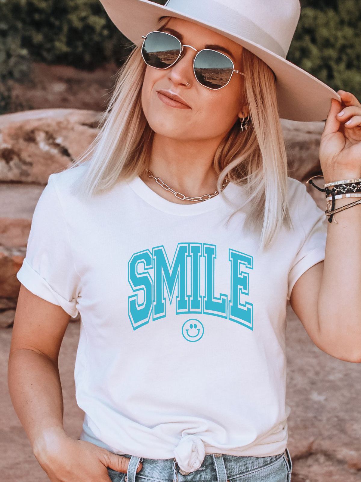 Smile Women's T-Shirt Summer