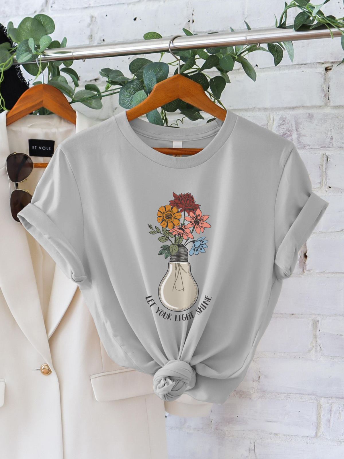 Floral Light Women'S Shirt Spring