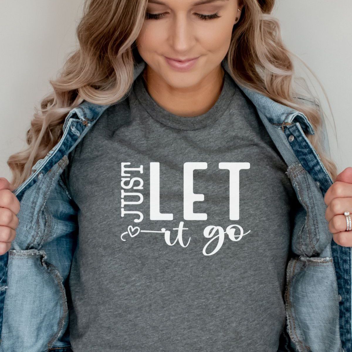 Just Let It Go Womens T-Shirt Casual Wear