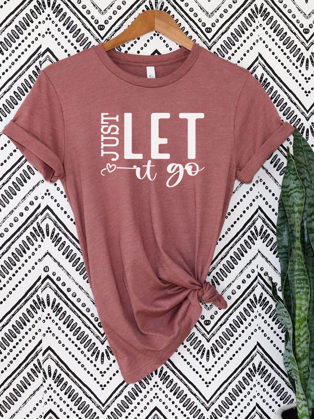 Just Let It Go Womens T-Shirt Casual Wear