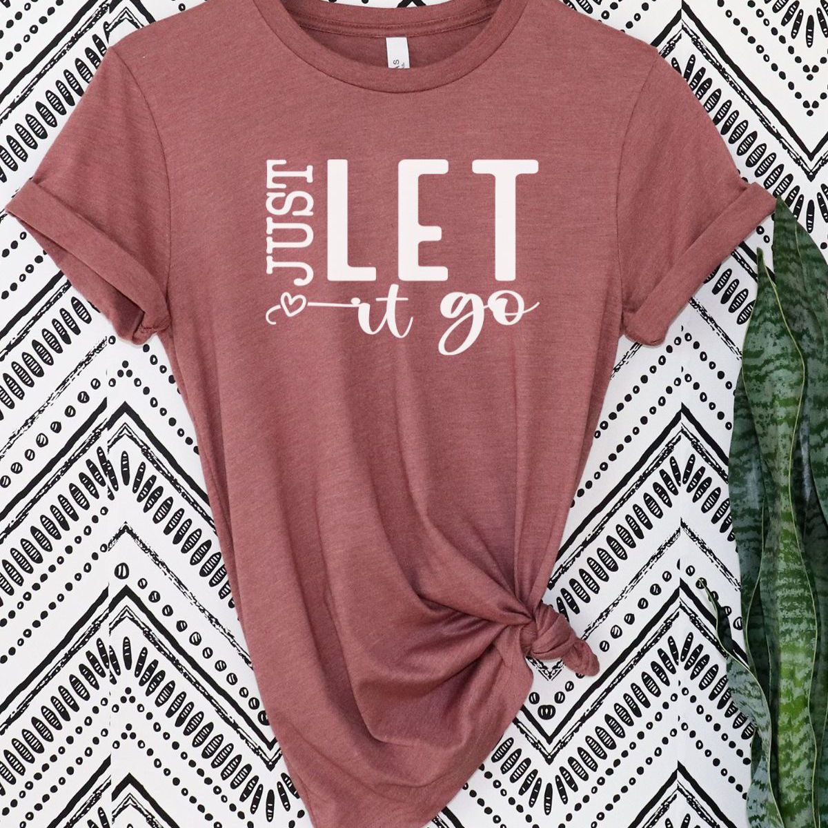 Just Let It Go Womens T-Shirt Casual Wear