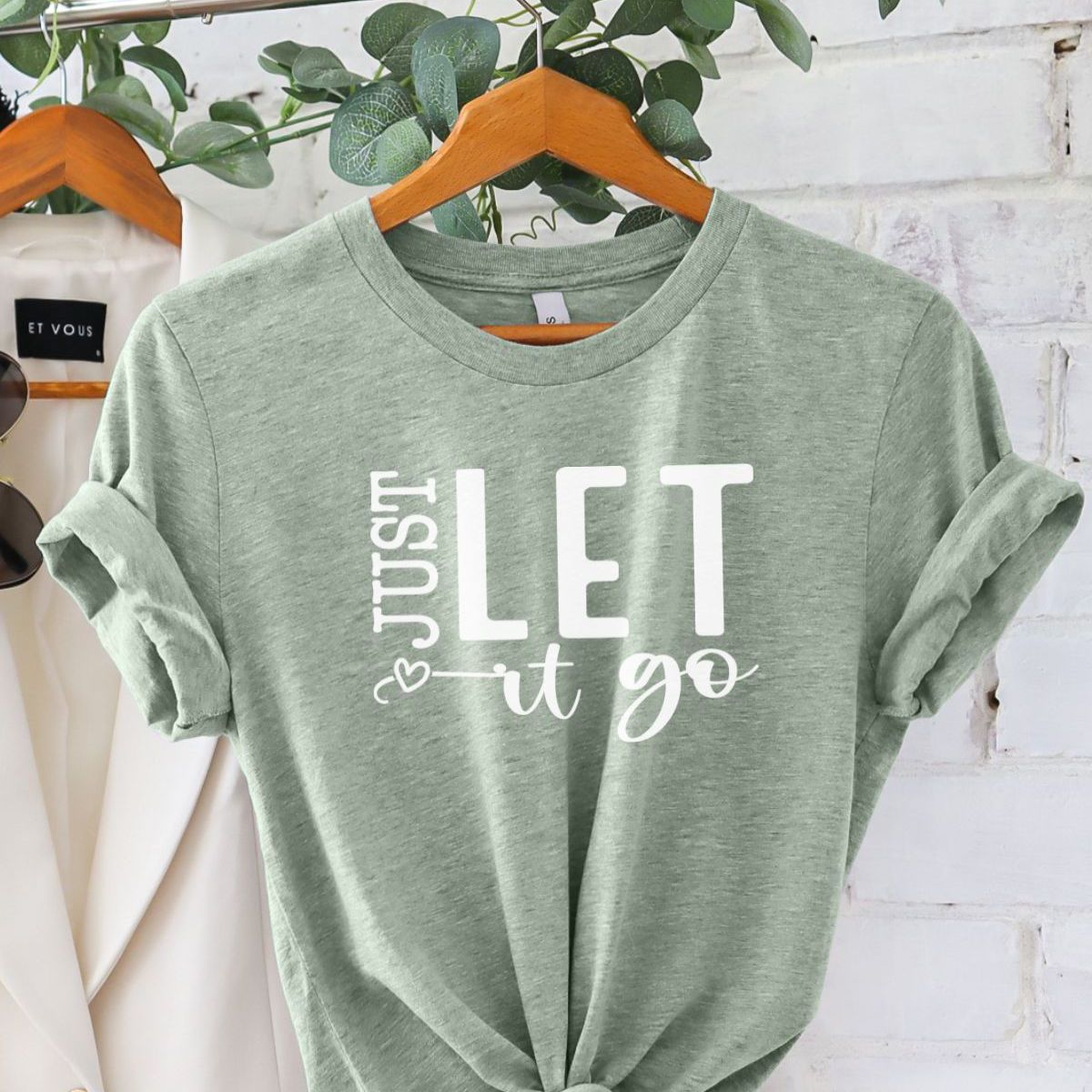 Just Let It Go Womens T-Shirt Casual Wear