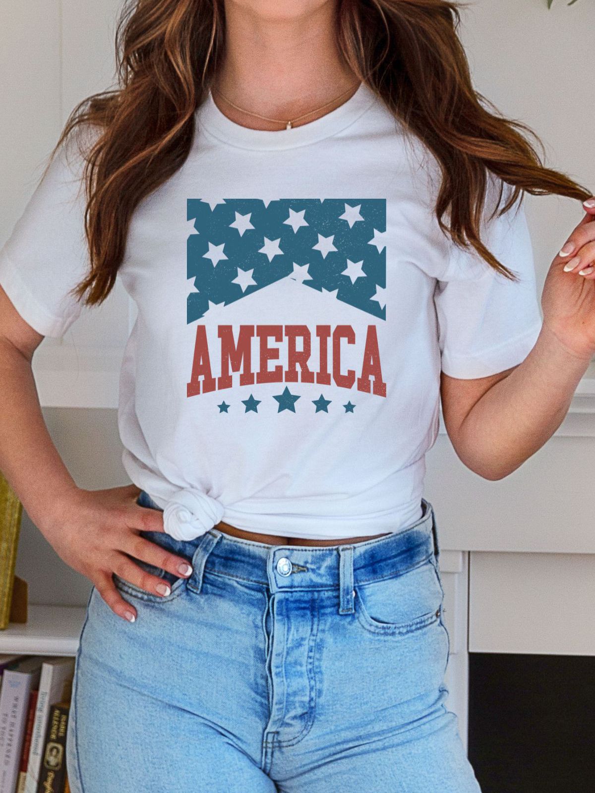 American Women T-shirt Independence Day