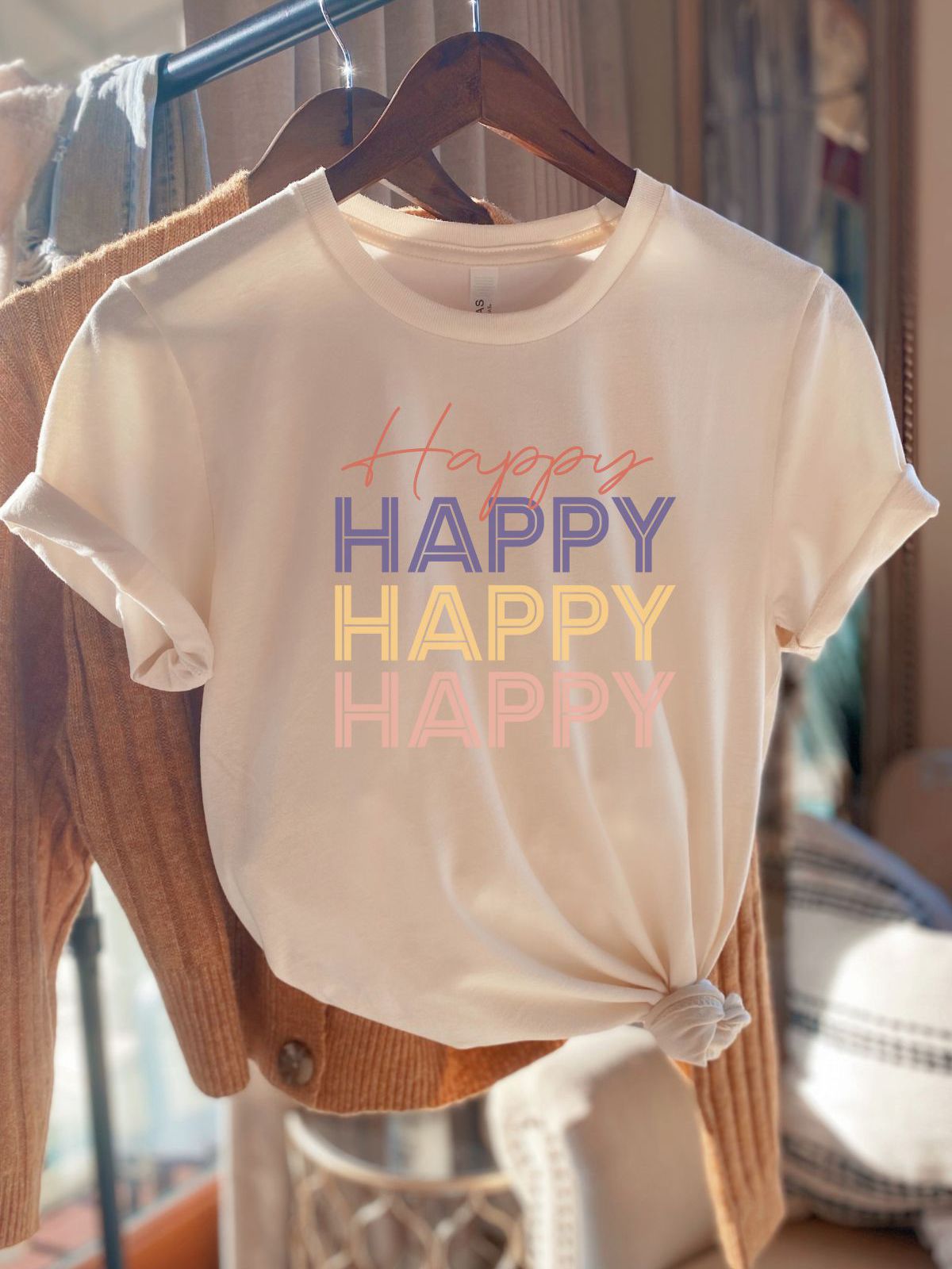 Happy Women T-Shirt Casual