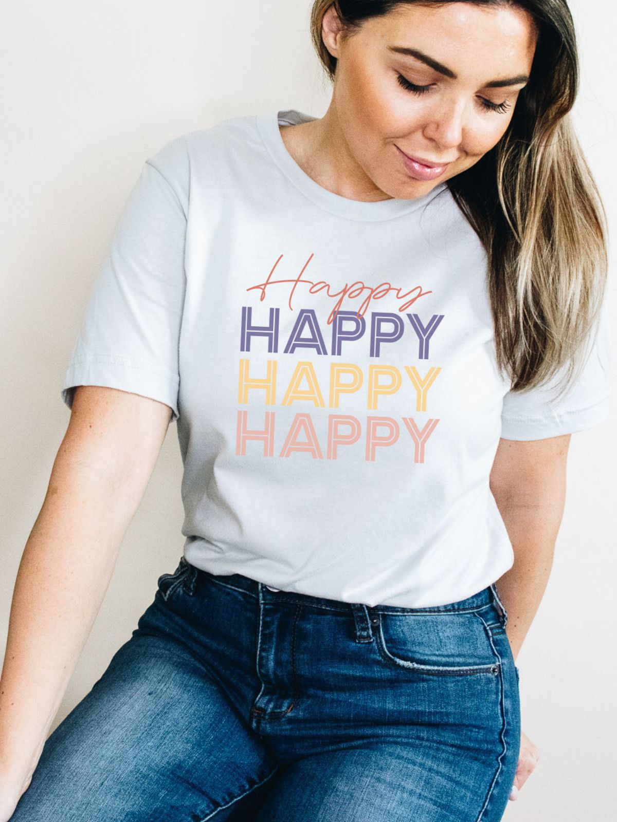 Happy Women T-Shirt Casual
