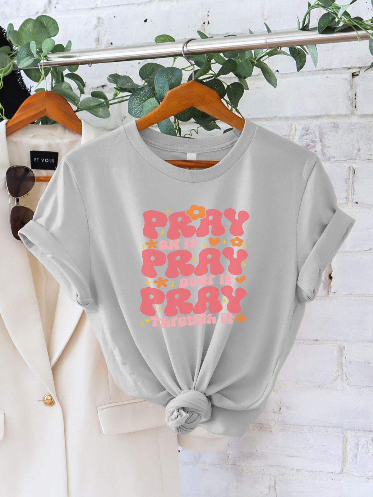 Pray Women T-Shirt Everyday Wear