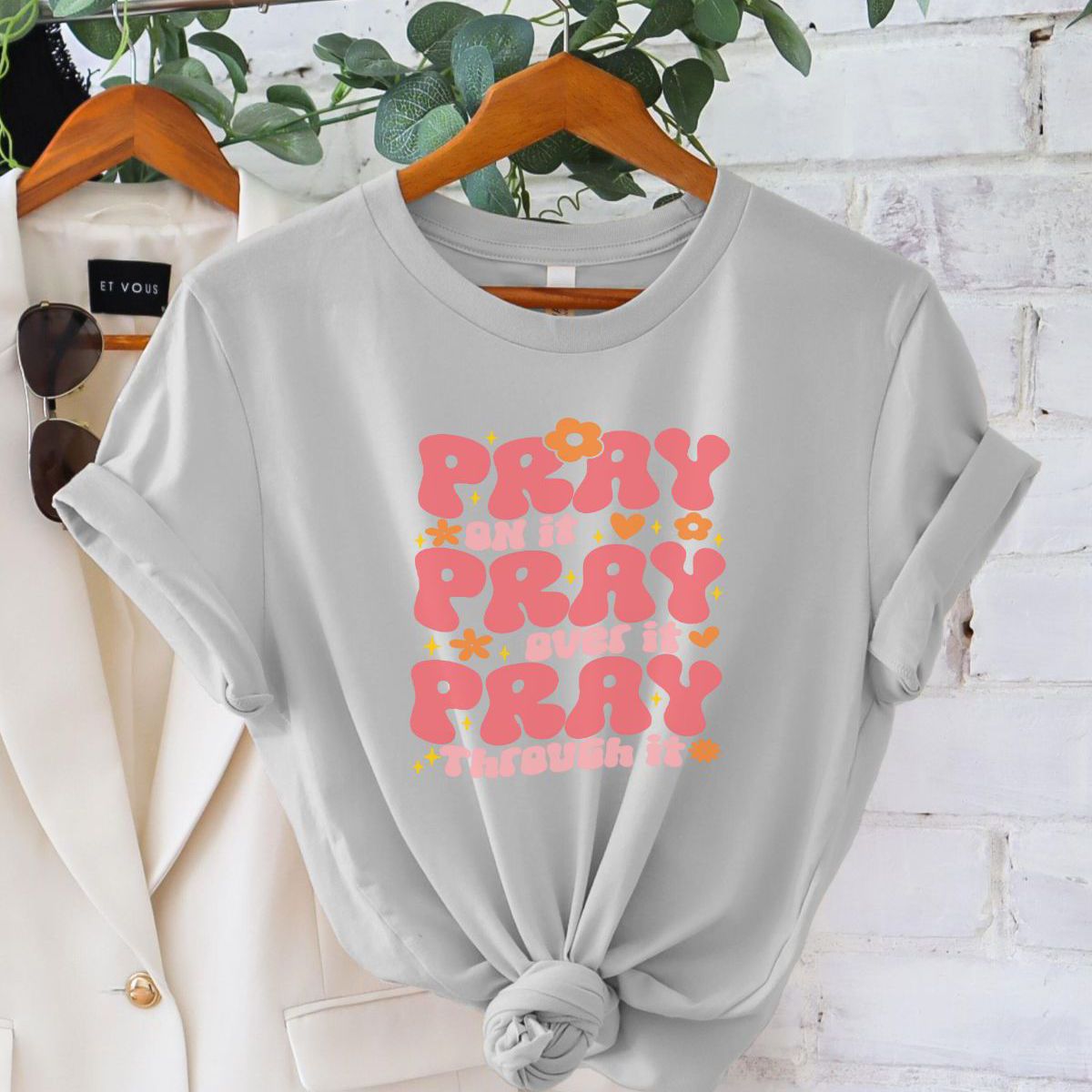 Pray Women T-Shirt Everyday Wear