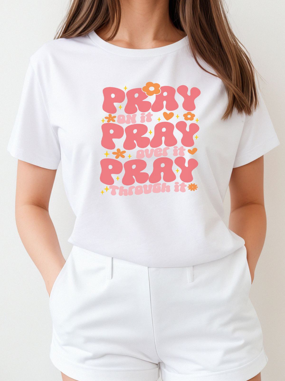 Pray Women T-Shirt Everyday Wear