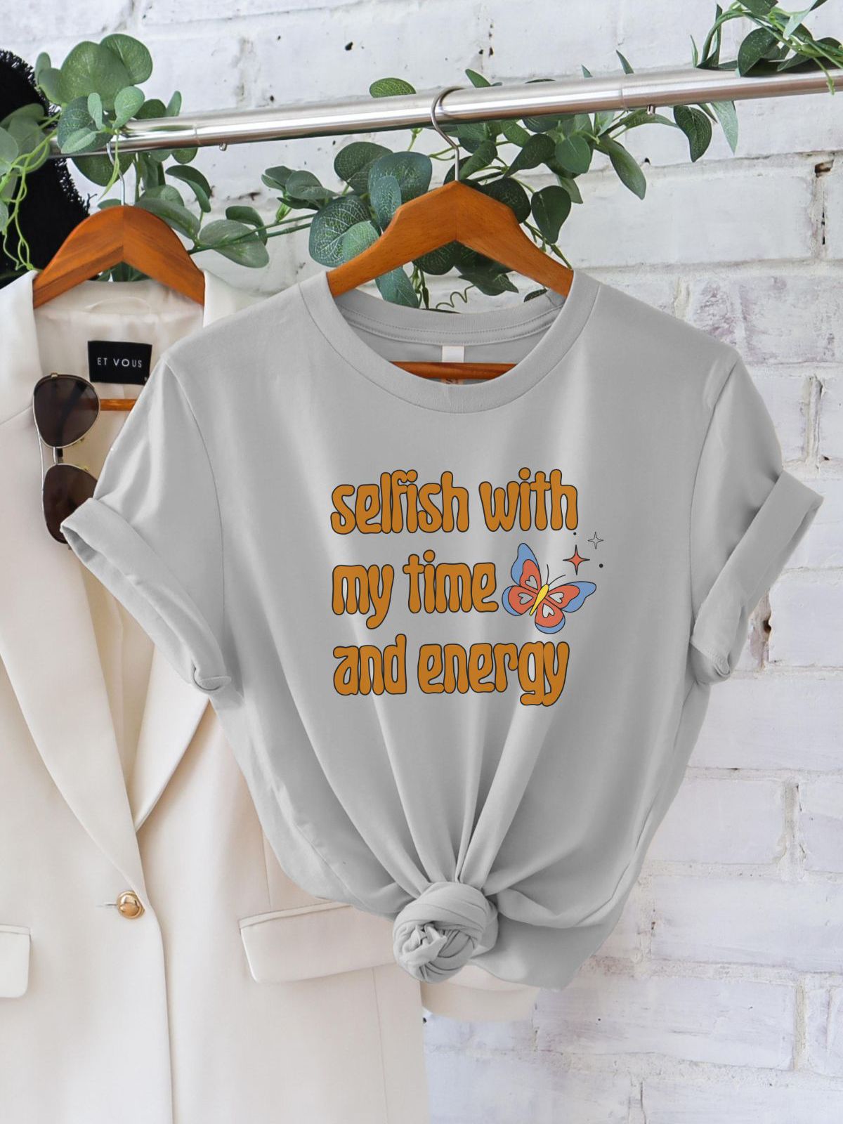 Selfish Womens T-Shirt Casual