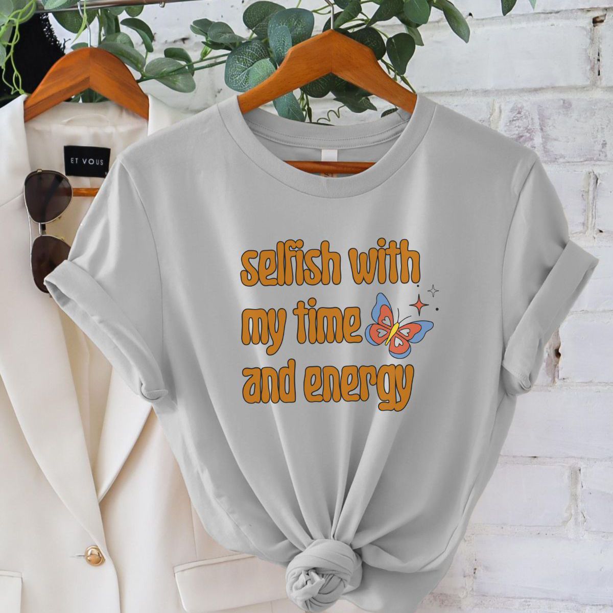 Selfish Womens T-Shirt Casual