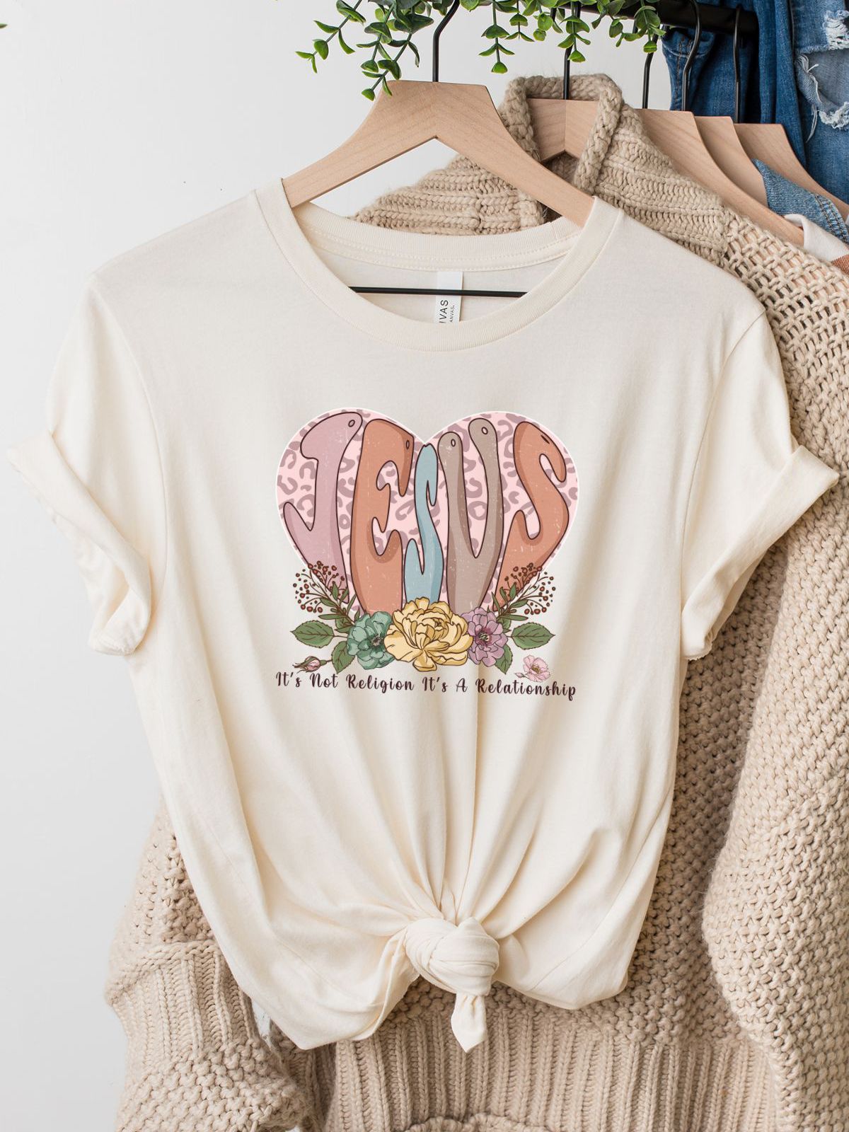 Heart Jesus Womens T-Shirt