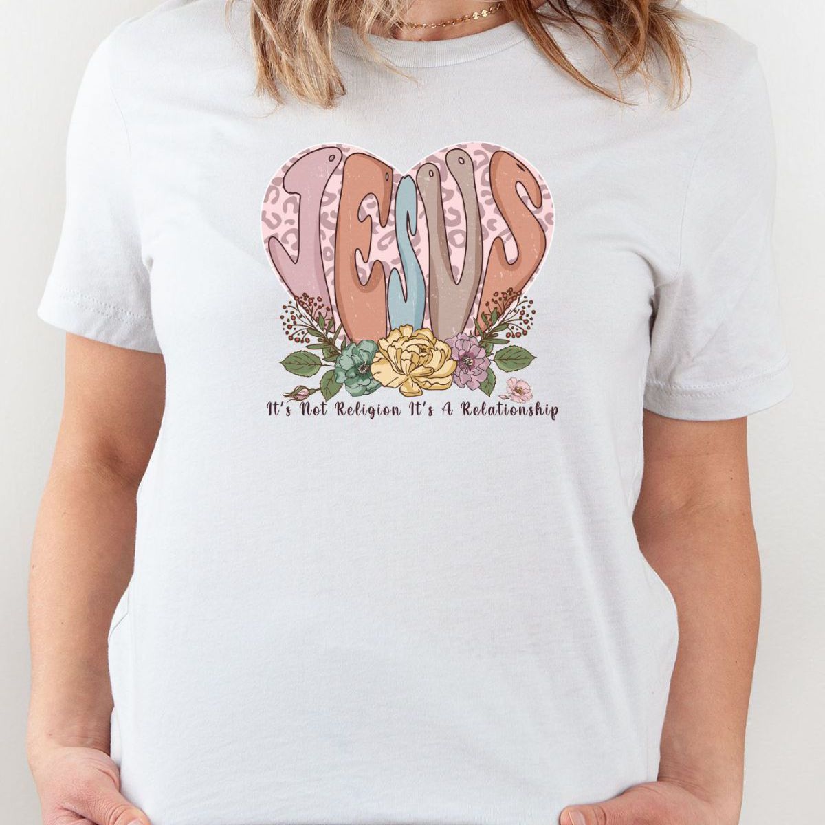 Heart Jesus Womens T-Shirt