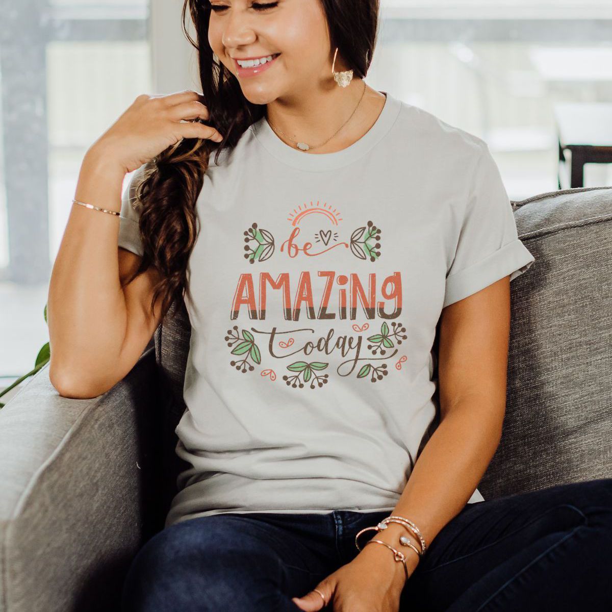 Be Amazing Womens T-Shirt Casual