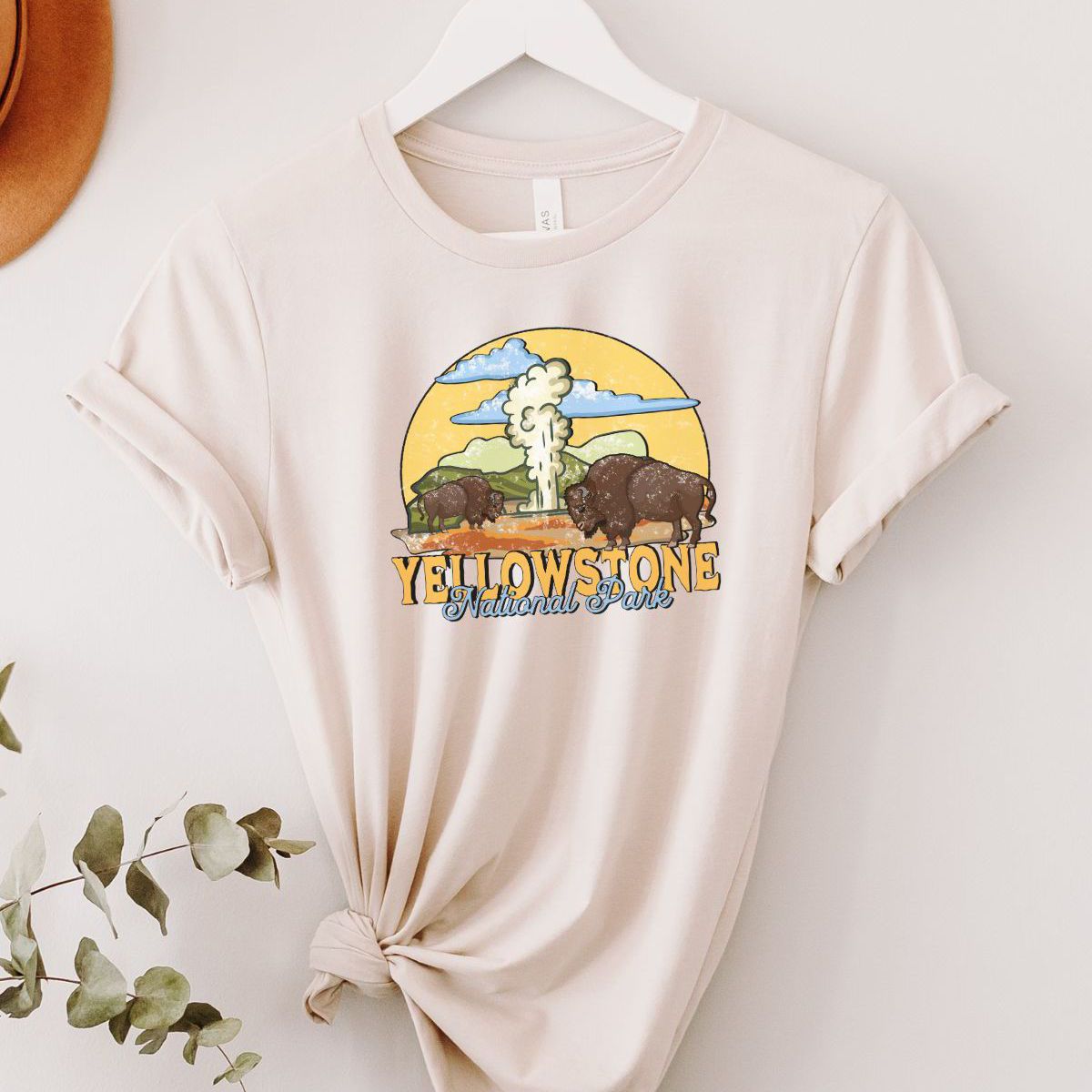Yellowstone Women T-Shirt Adventure Outdoor