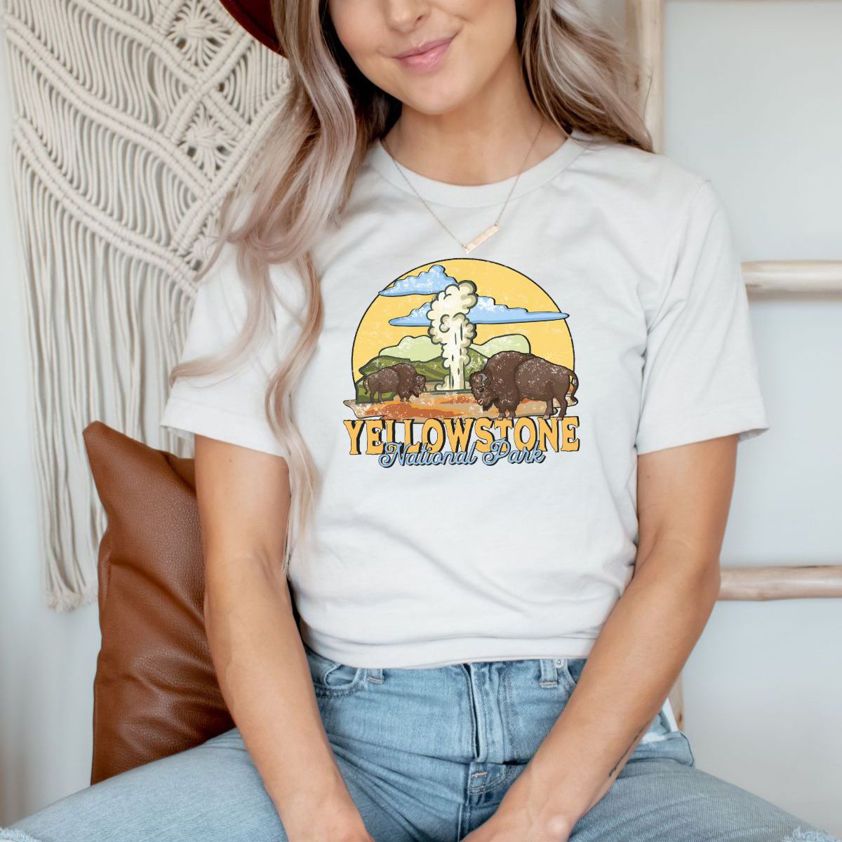 Yellowstone Women T-Shirt Adventure Outdoor