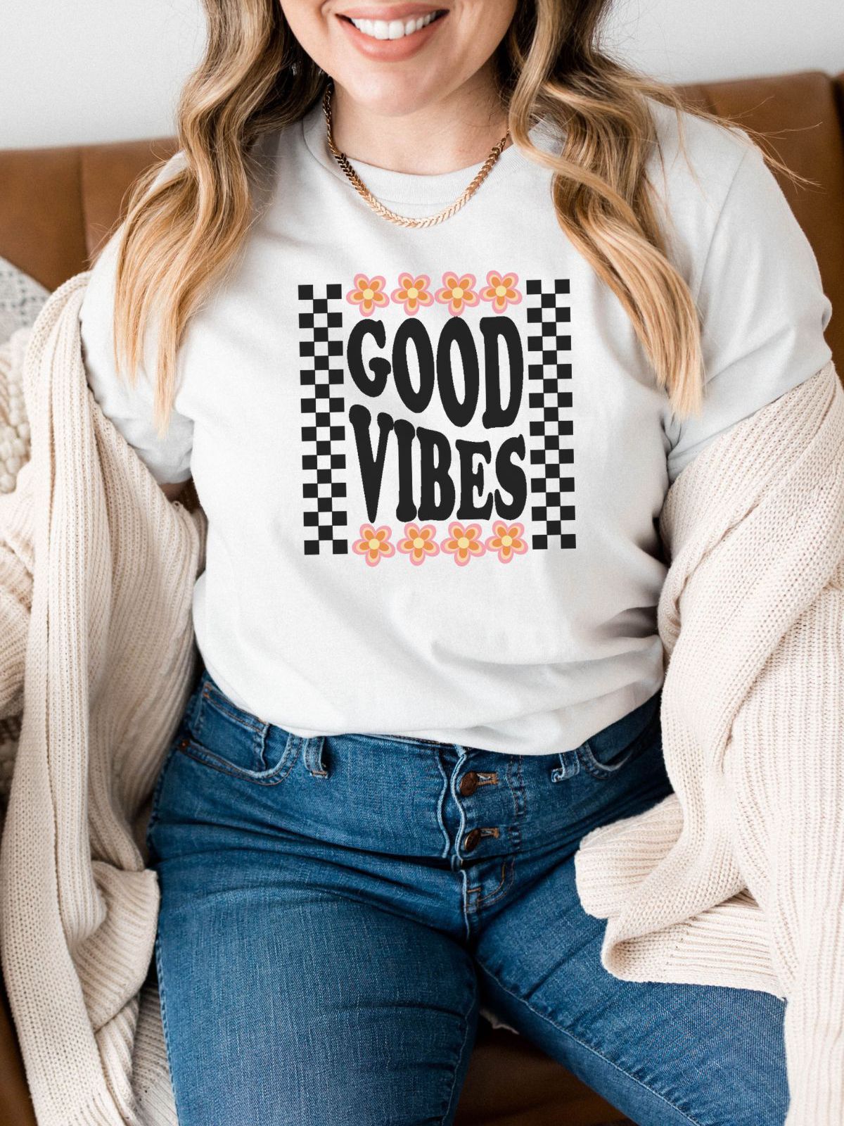 Good Vibes Women's T-Shirt Casual Wear