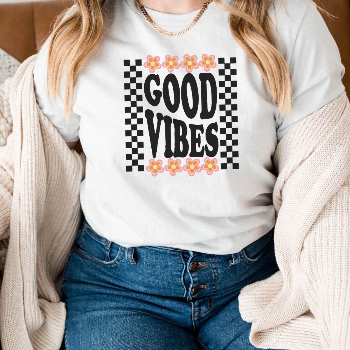 Good Vibes Women's T-Shirt Casual Wear