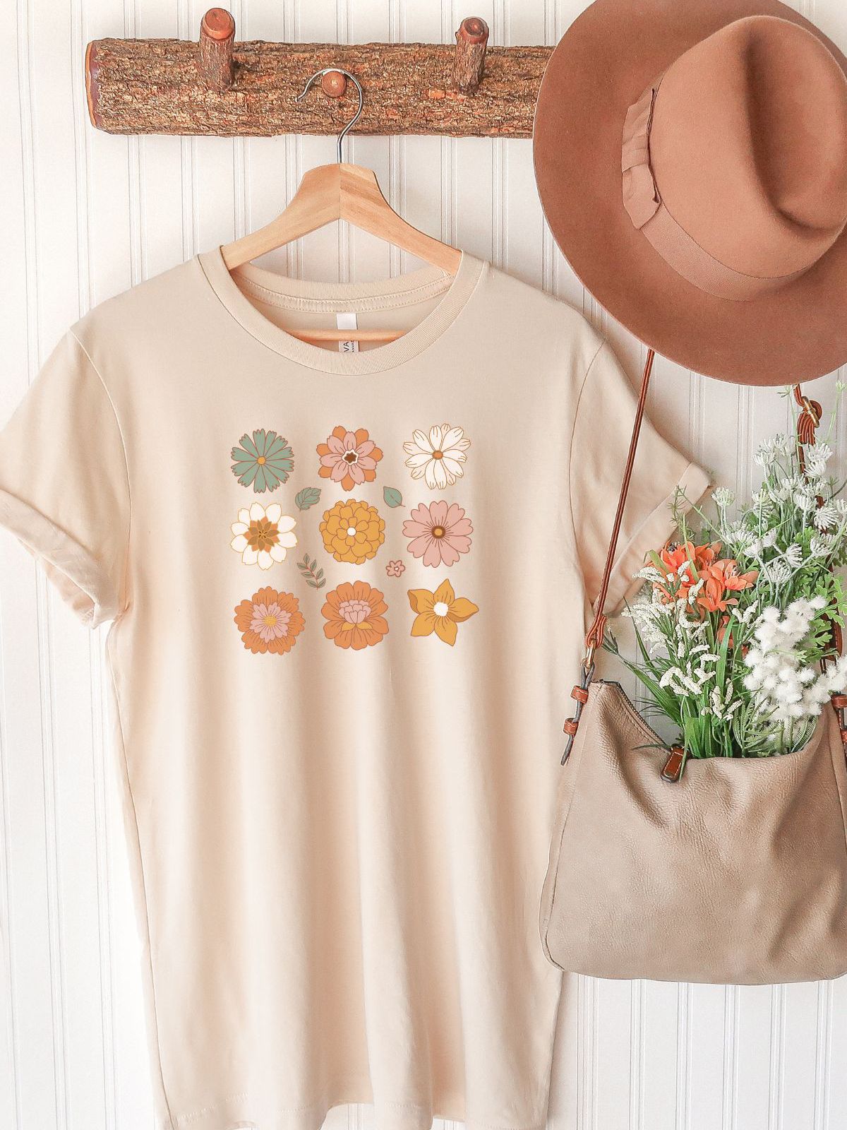 Floral Womens T-Shirt Spring