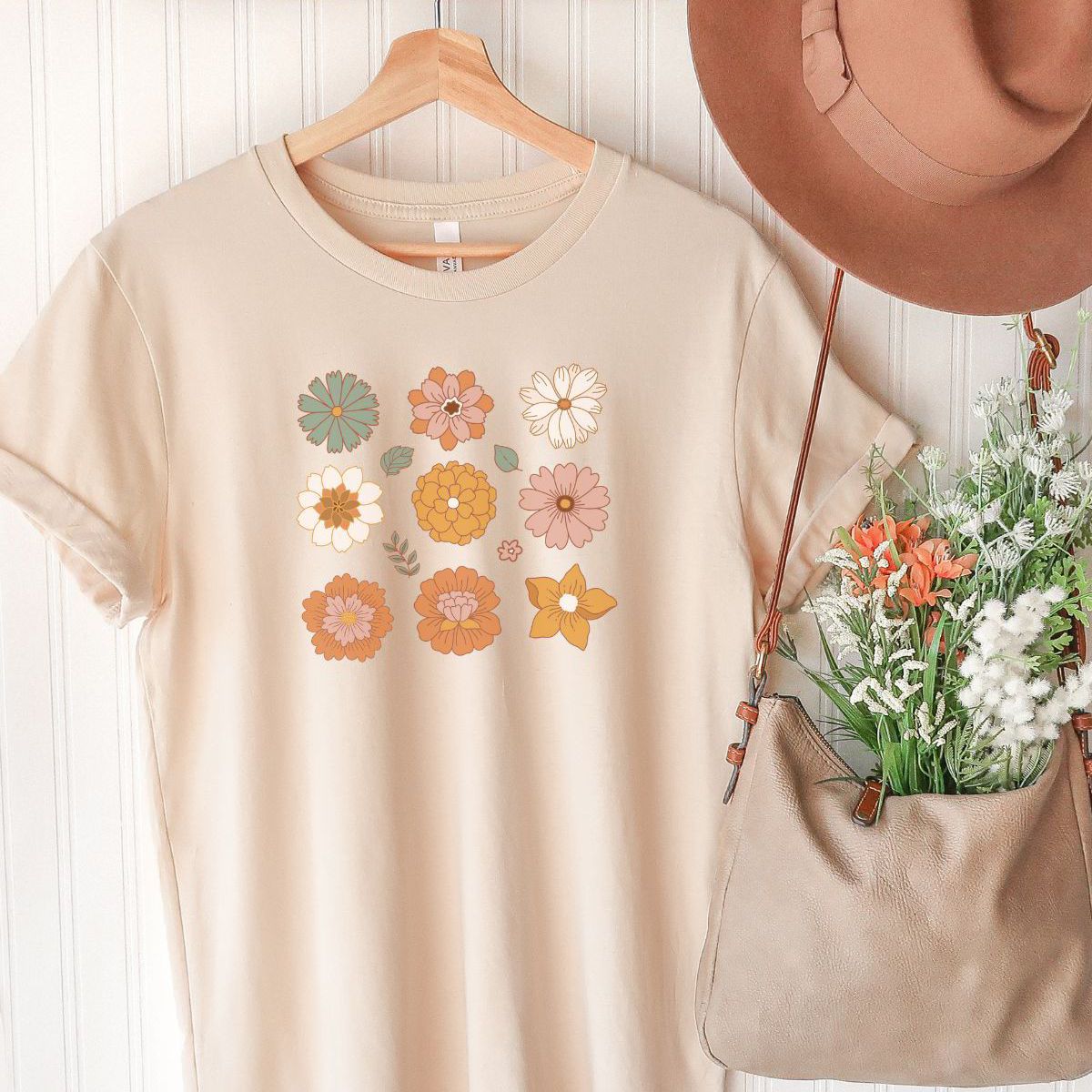 Floral Womens T-Shirt Spring
