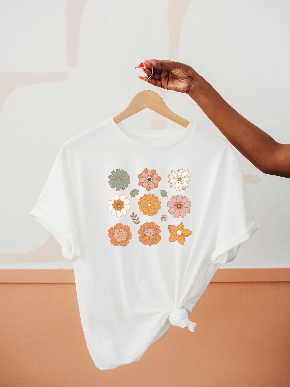 Floral Womens T-Shirt Spring