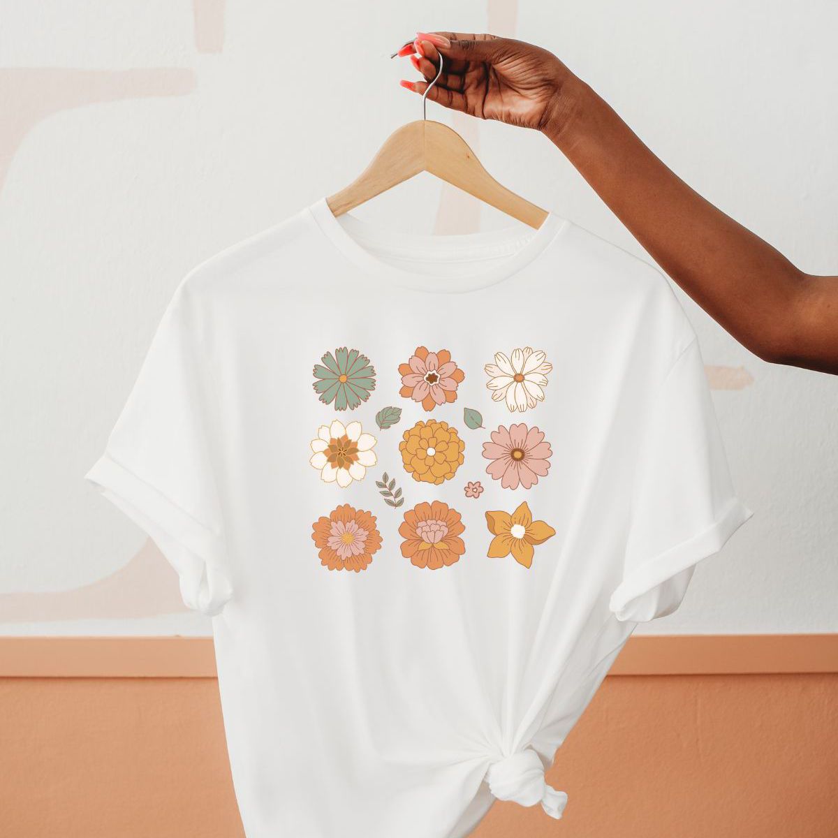 Floral Womens T-Shirt Spring