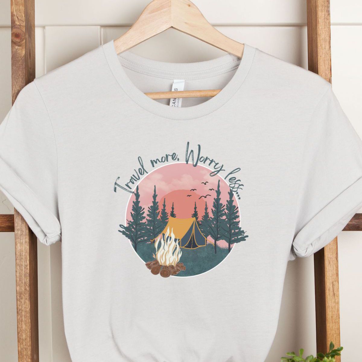 Travel More T-Shirt Women Camping