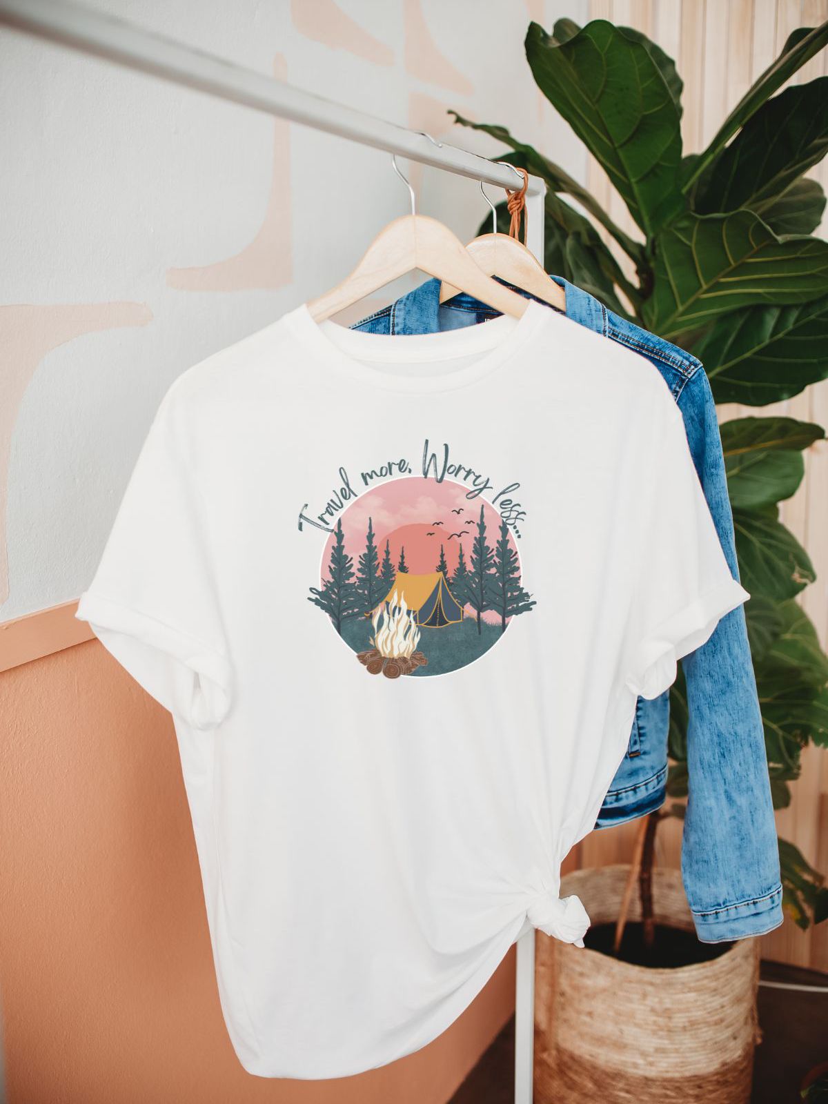 Travel More T-Shirt Women Camping
