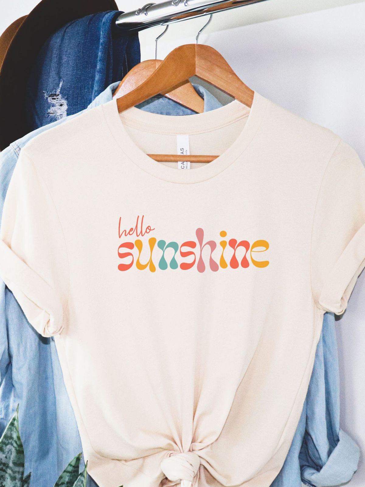 Hello Sunshine Womens Tee Summer