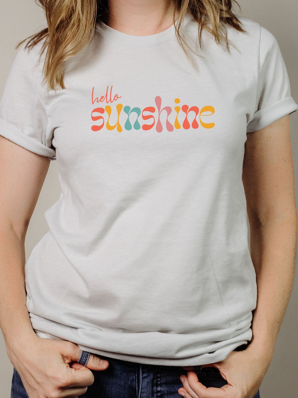 Hello Sunshine Womens Tee Summer