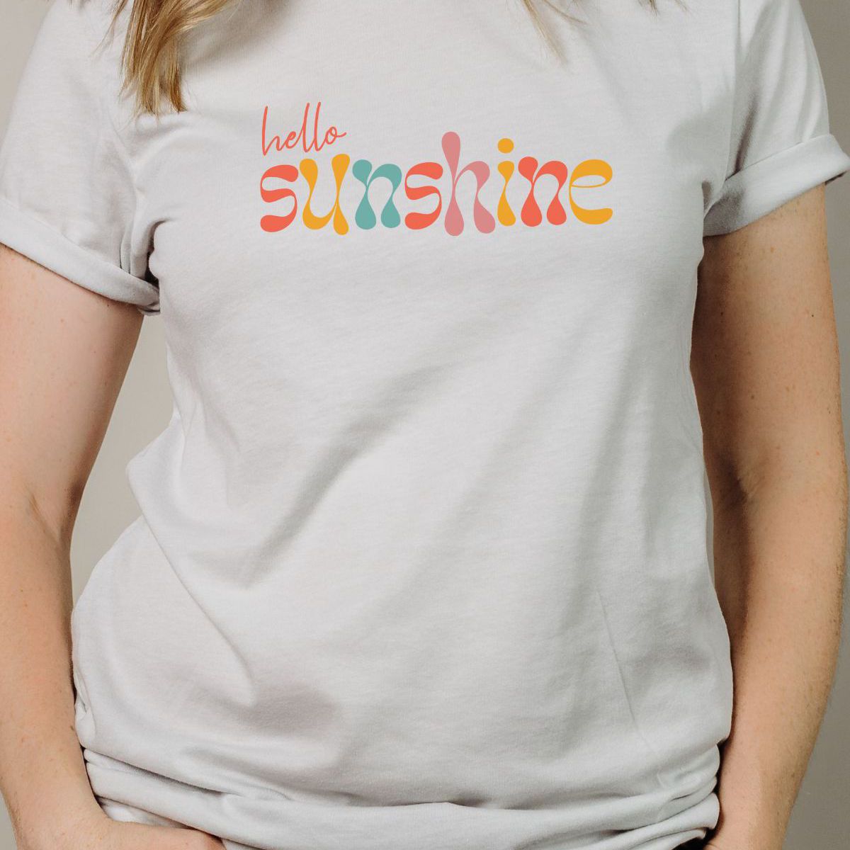 Hello Sunshine Womens Tee Summer
