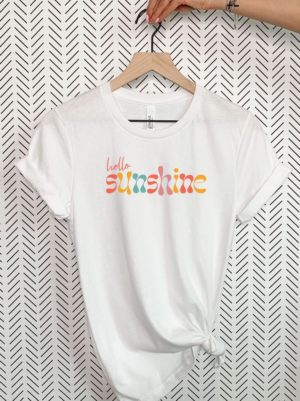 Hello Sunshine Womens Tee Summer