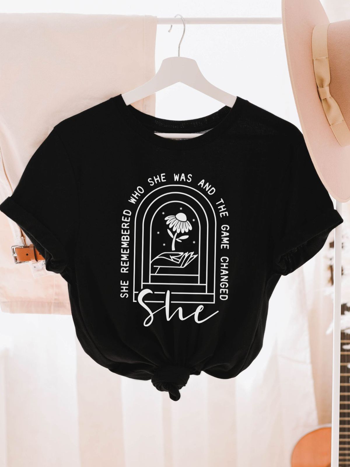 She Remembered Womens Tee Inspirational