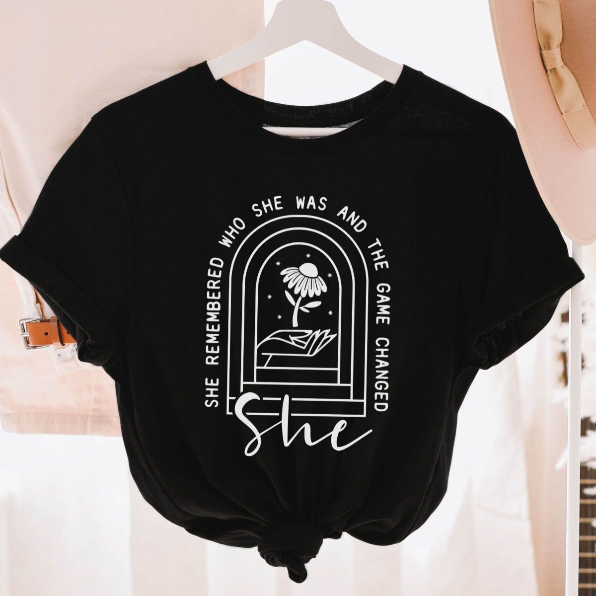 She Remembered Womens Tee Inspirational