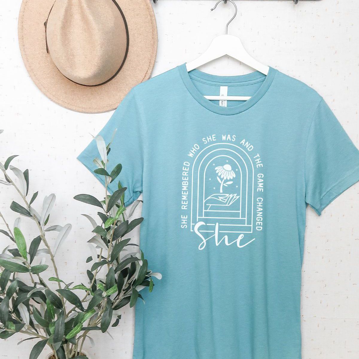 She Remembered Womens Tee Inspirational