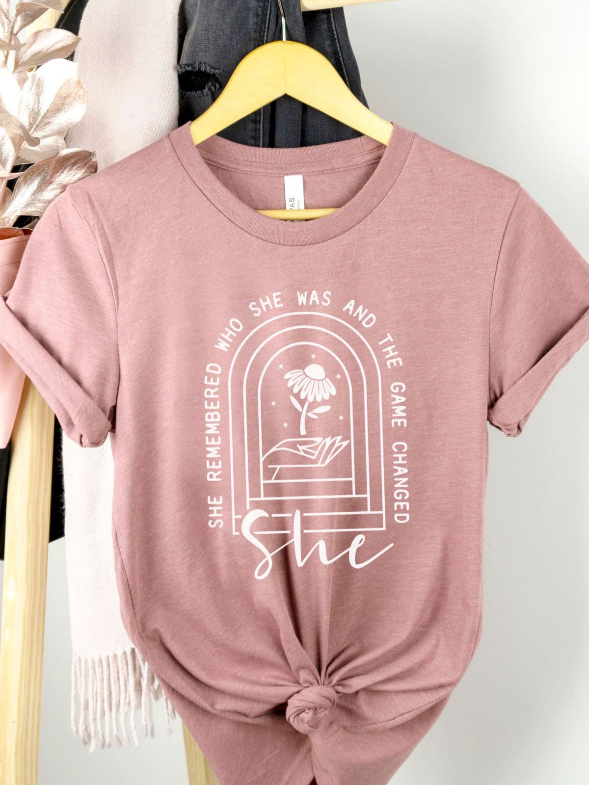 She Remembered Womens Tee Inspirational
