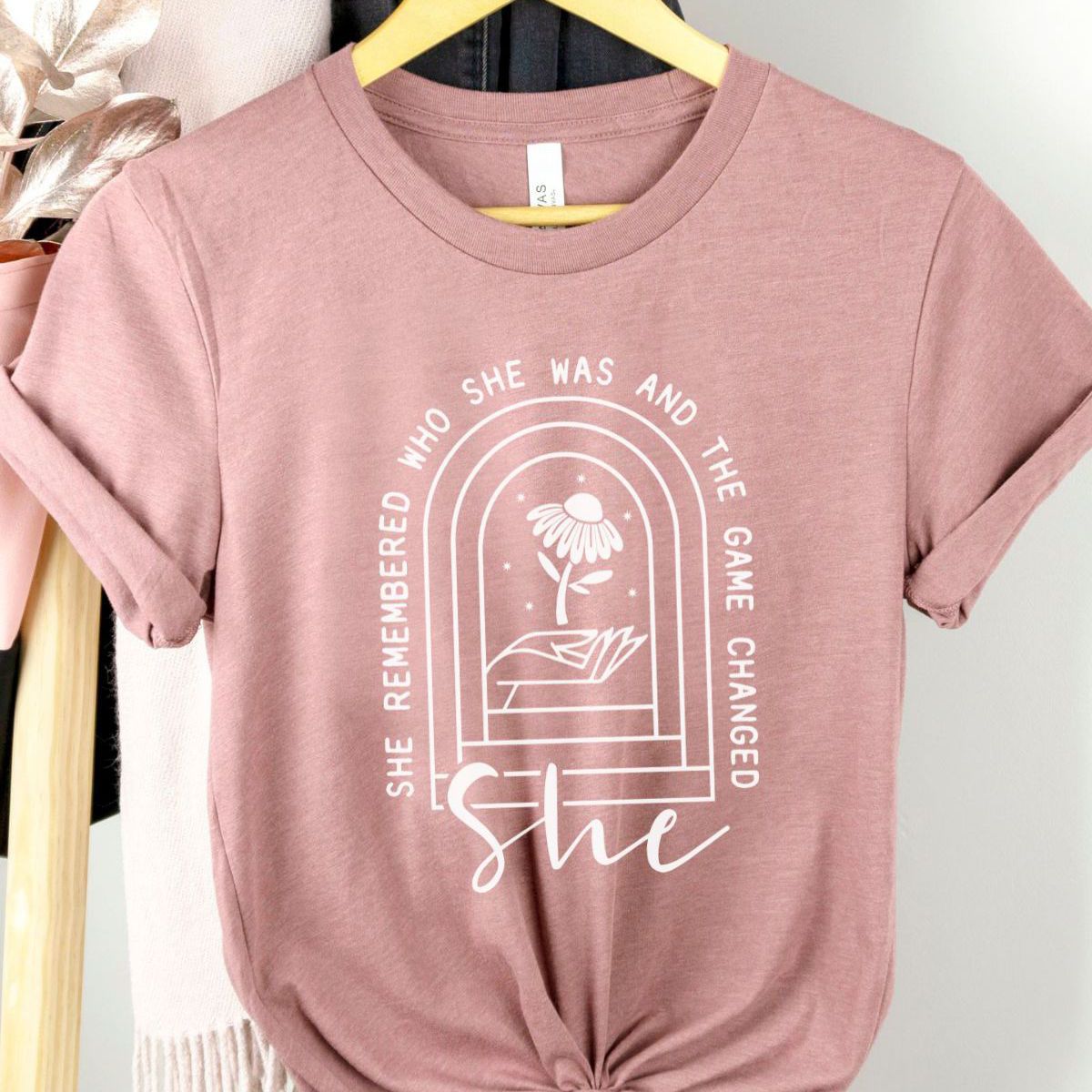She Remembered Womens Tee Inspirational