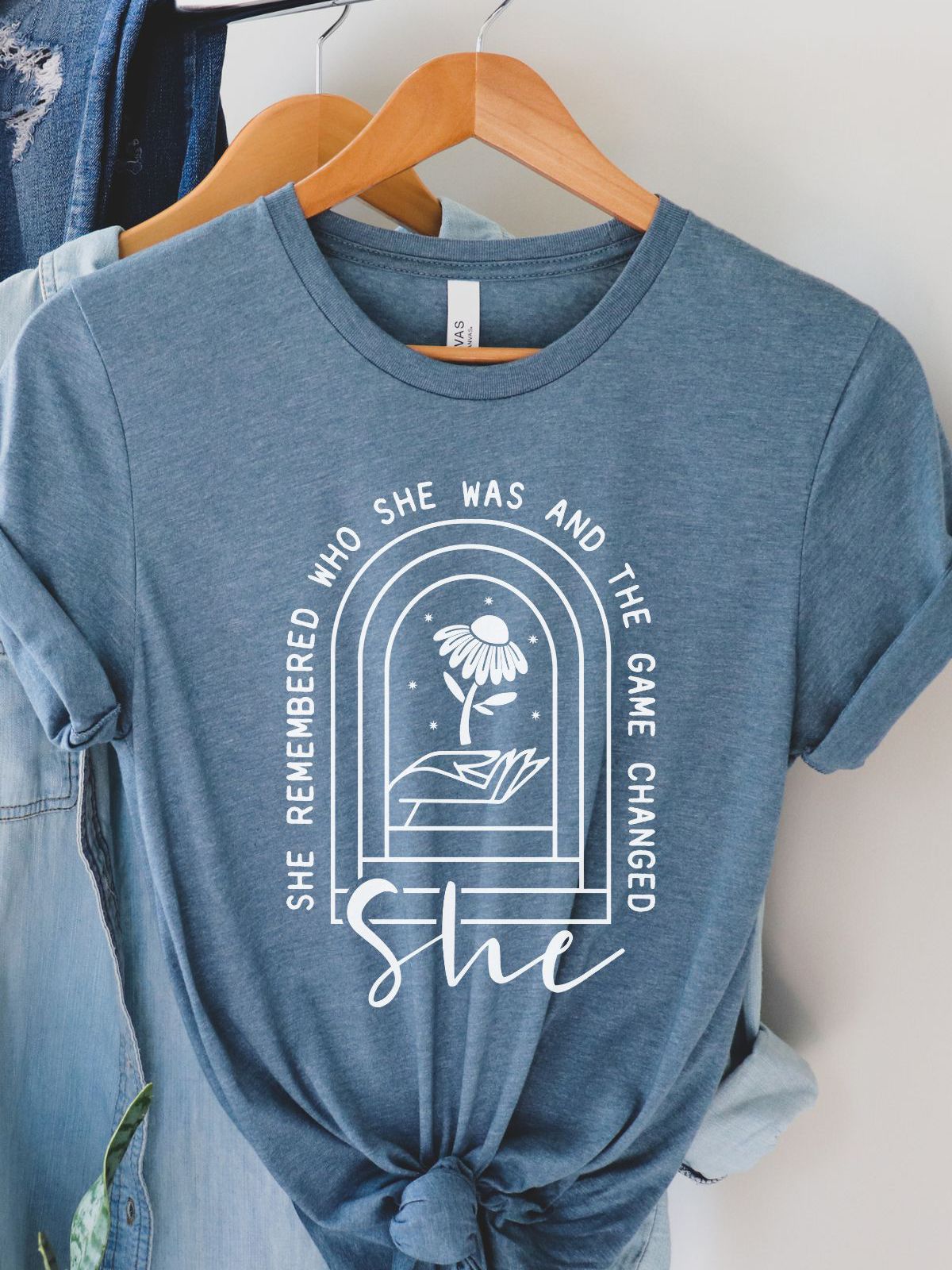 She Remembered Womens Tee Inspirational