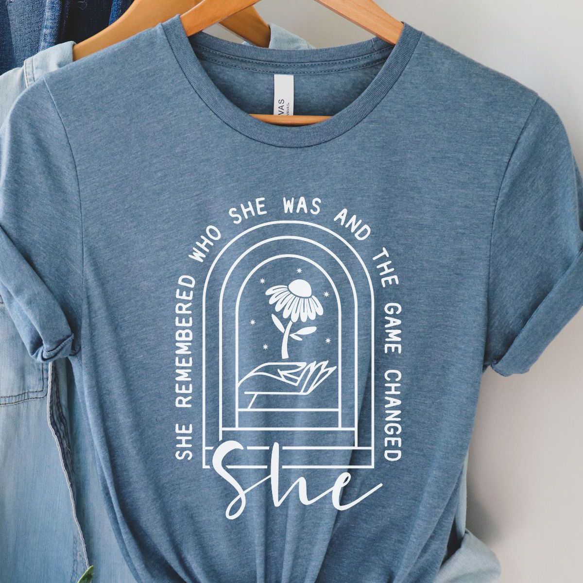 She Remembered Womens Tee Inspirational